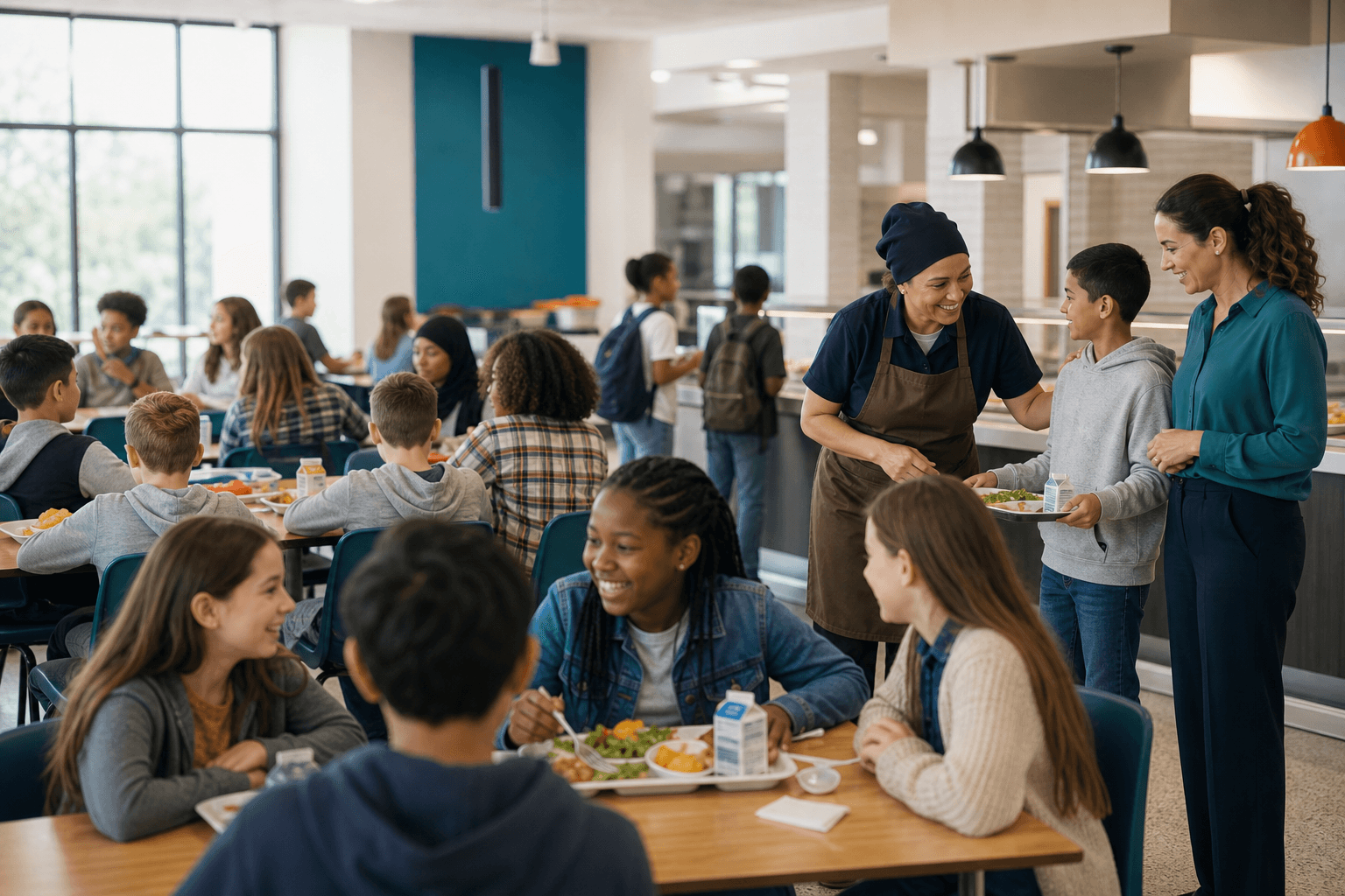 Built around the people who share one cafeteria workflow.